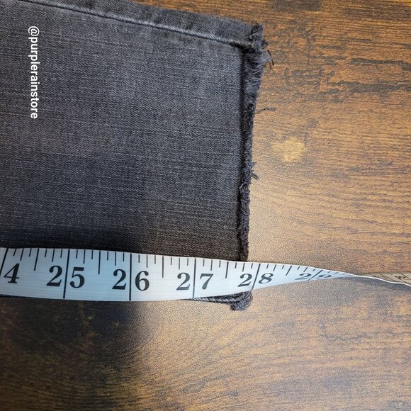 Madewell Jeans 27 Skinny 9" High Rise Black Sea Wash H2230 Tummy Control Stretch - Picture 10 of 12